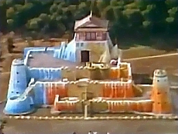 Takeshi's Castle from above
